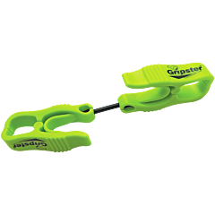 Global Glove Gripster Z2 Dual-Ended Hi-Vis Yellow/Green Utility Clip, One Size