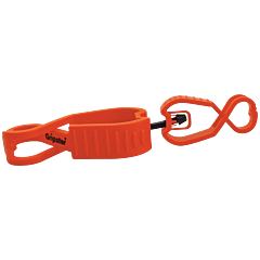Global Glove Gripster Z6 Hi-Vis Orange Dual Large/Small Multi-Use Utility Clip, One Size