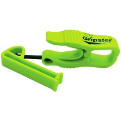 Global Glove Gripster Zb2 Hi-Vis Yellow/Green Utility Clip With Belt Clip, One Size