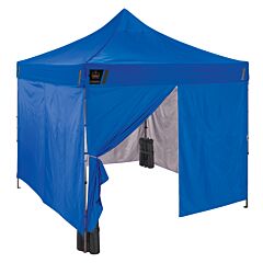 Ergodyne 12977 Shax 6053 Enclosed Pop-Up Tent Kit, 10Ft X 10Ft, Blue