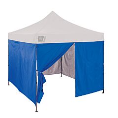 Ergodyne 12985 Shax 6054 Pop-Up Tent Sidewall Kit, 10Ft X 10Ft, Blue