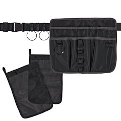 Ergodyne 13718 Arsenal 5715 Cleaning Apron Pouch With Pockets, Black