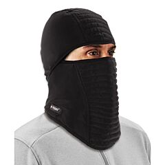 Ergodyne 16955 N-Ferno 6955 Insulated Balaclava Face Mask 3-Layer, Black