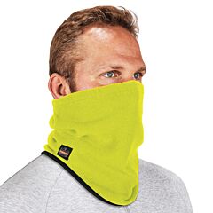 Ergodyne 16961 N-Ferno 6960Hv Fleece Neck Gaiter, Hi-Vis Lime