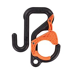 Ergodyne 19178 Squids 3178-2In Locking Aerial Bucket Hook With Tethering Point, Black And Orange, Size 2In (5.1Cm)