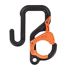Ergodyne 19179 Squids 3178-3In Locking Aerial Bucket Hook With Tethering Point, Black And Orange, Size 3In (7.6Cm)