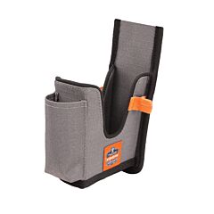 Ergodyne 19180 Squids 5540S Handheld Barcode Scanner Holster With Belt Loop, Gray, Size Small