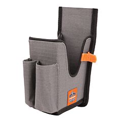 Ergodyne 19181 Squids 5540L Handheld Barcode Scanner Holster With Belt Loop, Gray, Size Large