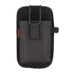 Ergodyne 19186 Squids 5544S Phone Style Scanner Holster With Belt Clip, Black, Size Small