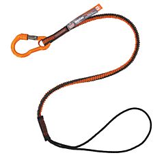 Ergodyne 19804 Squids 3104F(X) Tool Lanyard, Carabiner Choke Loop, 10Lbs, Orange And Gray, Size Standard