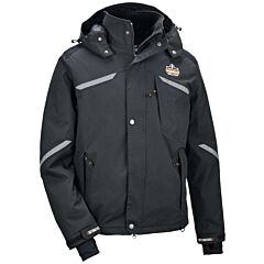Ergodyne 41118 N-Ferno 6466 Thermal Jacket, 500D Nylon Shell, Black, Size 4X-Large