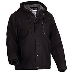 Ergodyne 41238 N-Ferno 6468 Duck Canvas Work Jacket, Black, Size 4X-Large