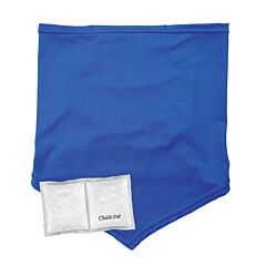 Ergodyne 42136 Chill-Its 6482 Cooling Neck Gaiter Bandana Pocket Kit, Blue, Size Large/X-Large