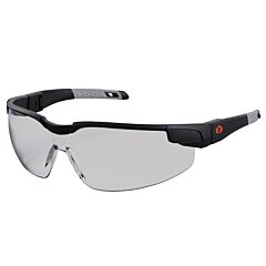Ergodyne 50064 Skullerz Dellenger Adjustable Temples Safety Glasses, In/Outdoor Lens, Matte Black Frame