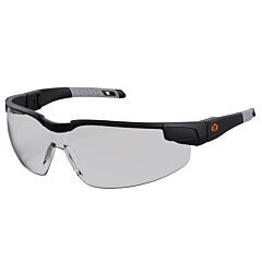 Ergodyne 50065 Skullerz Delngr Anti Fog Adjustable Temples Safety Glasses, In/Outdoor Lens, Matte Black Frame