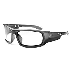 Ergodyne 50405 Skullerz Odin Anti-Fog/Anti-Scratch, Safety Glasses, Matte Black Frame, Clear Lens