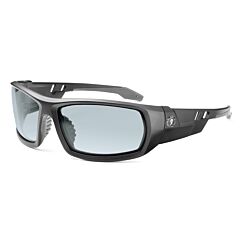 Ergodyne 50485 Skullerz Odin Anti-Fog/Anti-Scratch, Safety Glasses, Matte Black Frame, In/Outdoor Lens