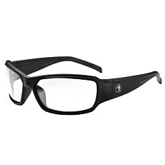 Ergodyne 51005 Skullerz Thor Anti-Fog/Anti-Scratch, Safety Glasses, Matte Black Frame, Clear Lens