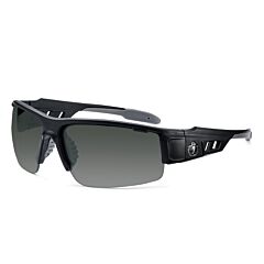 Ergodyne 52035 Skullerz Dagr Anti-Fog/Anti-Scratch, Safety Glasses, Matte Black Frame, Smoke Lens