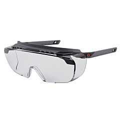 Ergodyne 55102 Skullerz Osmin Anti-Fog/Anti-Scratch, Safety Glasses, Matte Black Frame, Clear Lens