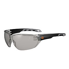 Ergodyne 59285 Skullerz Vali Anti-Fog/Anti-Scratch, Frameless Safety Glasses, Matte Black Frame, In/Outdoor Lens