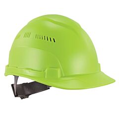 Ergodyne 60224 Skullerz 8966 Lightweight Cap-Style Hard Hat Vented Class C, Lime