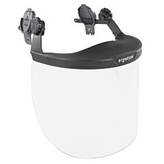 Ergodyne 60245 Skullerz 8995 Hard Hat Face Shield For Full Brim, Gray, Size Clear Lens