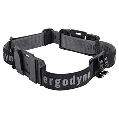 Ergodyne 60292 Skullerz 8980 Headband Light Mount With Fabric Strap, Black