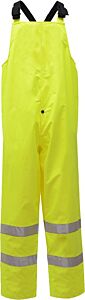 Gss Safety 6807 Economy Class E Rain Bibs, Lime