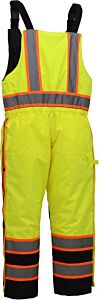 Gss Safety 8701 Class E Winter Bibs W/Quilted Lining, Lime