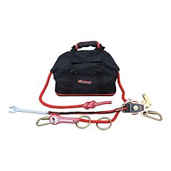 Kstrong Ufa40012 Wrangler Jr, 60 Ft, Adjustable 2-Person Capacity Horizontal Lifeline System