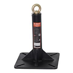 Kstrong Ufa55207E(12) 12" End Post For Fixed Systems With Fixed Eye Bolt, Ansi
