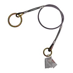 Kstrong Ufa710103 3 Ft, Coated Wire Cable Sling With Large And Small O-Rings, Ansi