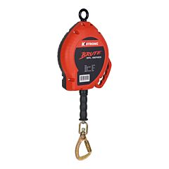 Kstrong Ufs310150 Brute™️ 50 Ft, Galvanized Steel Cable Srl With Load Indicating Swivel Locking Carabiner, Includes Installation Carabiner And Tagline, Ansi