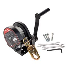 Kstrong Uft530060 60 Ft, Galvanized Wire Cable Personnel/Material Rated Bi-Directional Winch For Confined Spaces, Ansi