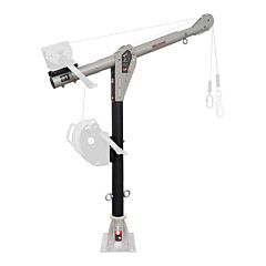 Kstrong Uft551021Bk Megadavit Floor Mount Basic Kit, Includes Floor Mount Column Mast Receiver, 54 In, Column Mast, And 3 Ft, Cantilever Boom Arm With Winch Bracket