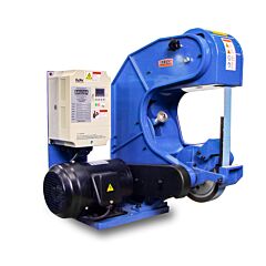 Baileigh Industrial 1000670 110V Three Wheel Variable Speed Belt Grinder 2-In Belt Width 60-In Belt Length