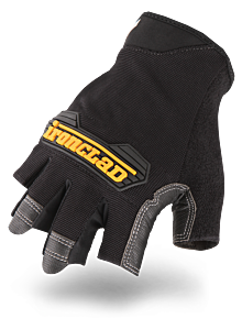 Ironclad Mfg2-06-Xxl Mach-5 Gloves, Fingerless, Black, Size 2X-Large