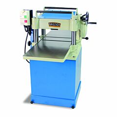Baileigh Industrial 1021086 220V 1 Phase 3Hp 15" Industrial Planer W/ Helical Insert Head, 6" Maximum Cutting Height