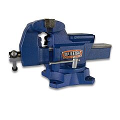 Baileigh Industrial 1227985 4" Industrial Bench Vise With Integrated Pipe Jaws