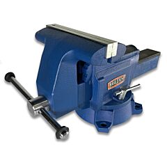 Baileigh Industrial 1227988 8" Industrial Bench Vise With Integrated Pipe Jaws