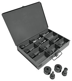 Edwards Pd1210 12 Piece Round Punch & Die Set With Storage Case
