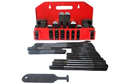 Jet 660012 Ck-12, 52-Piece Clamping Kit With Tray For 1/2" T-Slot