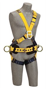 3M Dbi-Sala 1101812 Delta Cross Over Construction Climbing Harnesses, Back, Front & Side D-Rings, Size X-Large