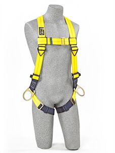 3M Dbi-Sala 1103877 Delta Vest Style Positioning Harness, Back/Side D-Rings, Pass Thru Buckle Legs, Size X-Large