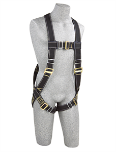 3M Dbi-Sala 1104628 Delta Vest Style Welder'S Harnesses, Back D-Ring, Pass Thru Buckles, Size X-Large