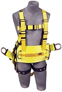 3M Dbi-Sala 1106112 Delta Derrick Harness With Pass Thru Connection, Extended Back D-Ring, Size Small