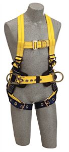 3M Dbi-Sala 1107801 Delta Construction Style Positioning/Climbing Harnesses, Front & Back D-Rings, Size Large