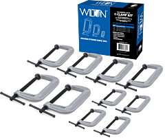 Wilton 11117 10-Pc 140 Series C-Clamp Kit