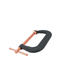 Wilton 14243 404P, Spark-Duty Drop Forged C-Clamp, 0 - 4-1/4” Opening, 3-1/4” Throat